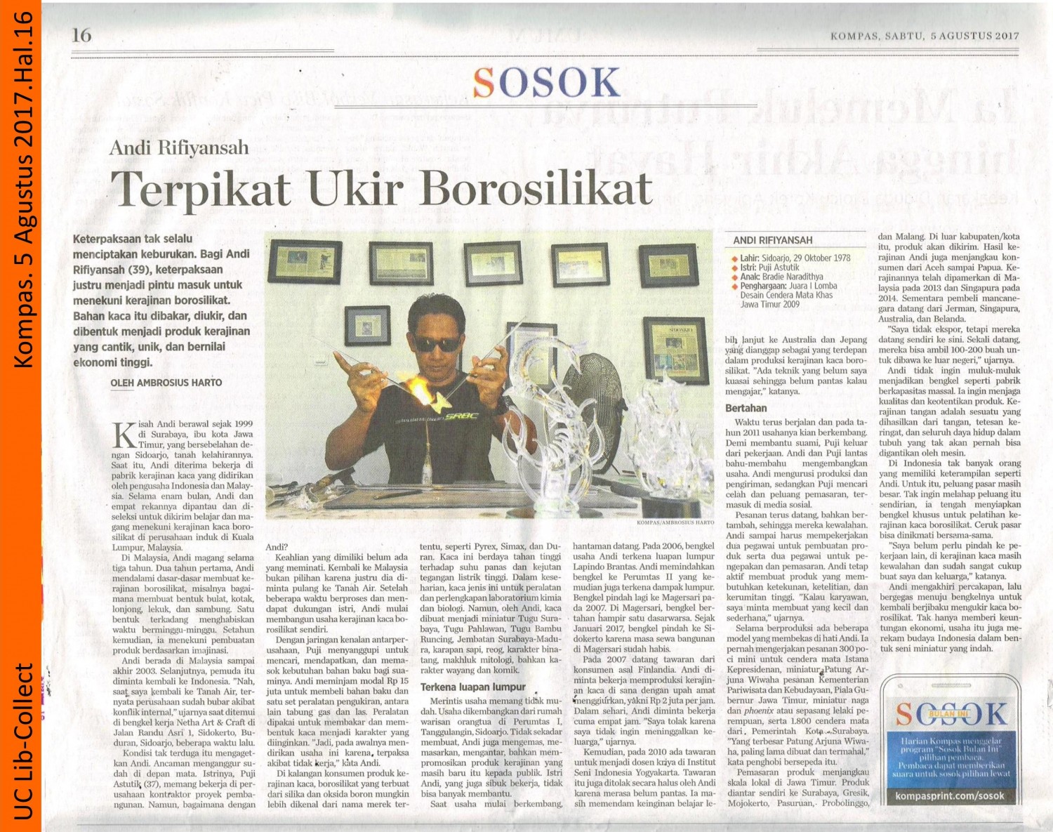 Andi Rifiyansah_Terpikat Ukir Borosilikat.Kompas.5 Agustus 2017.Hal 16 001-page-001(1)
