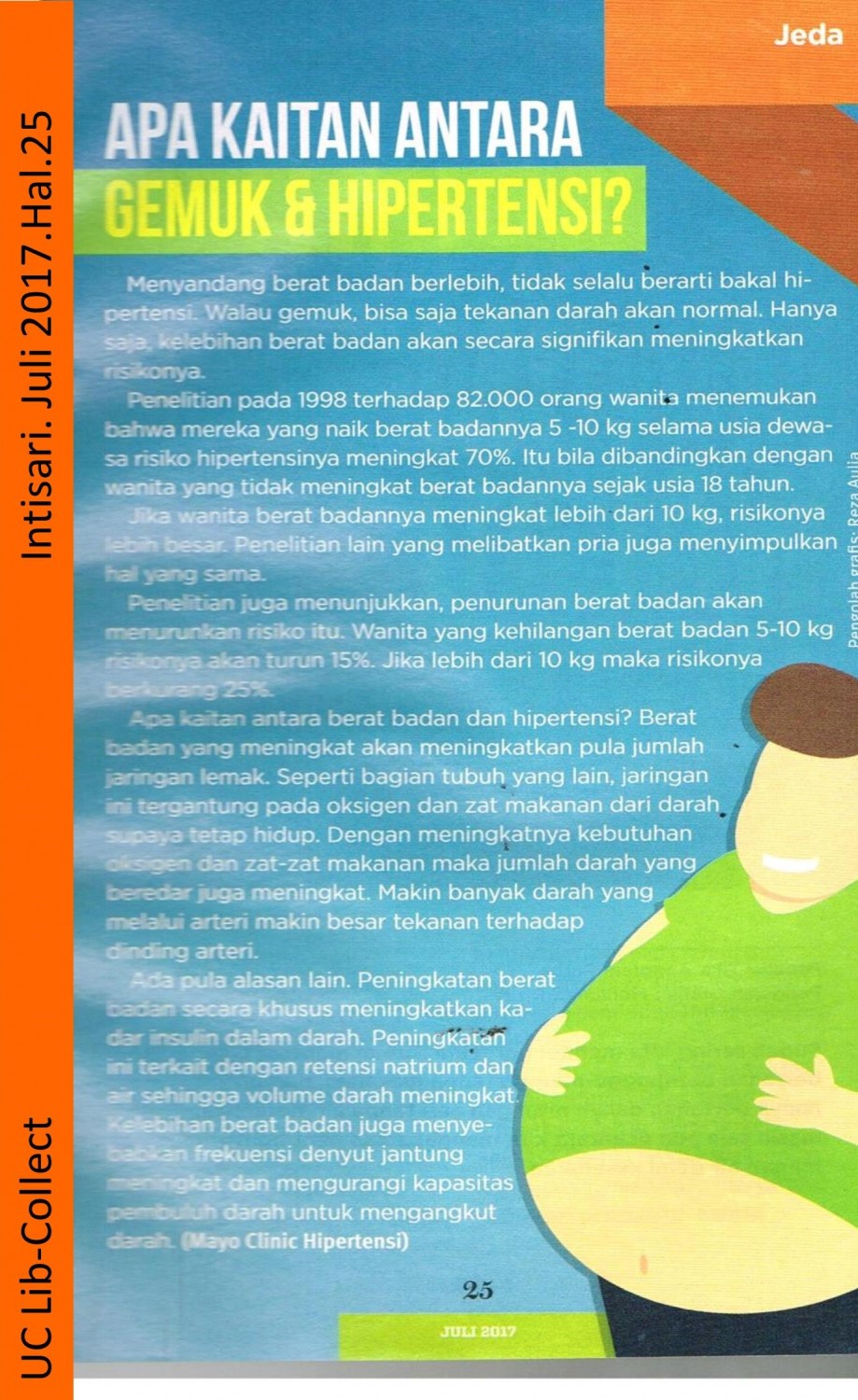 Apa Kaitan Gemuk & Hipertensi. Intisari. Juli 2017. Hal.25 001-page-001