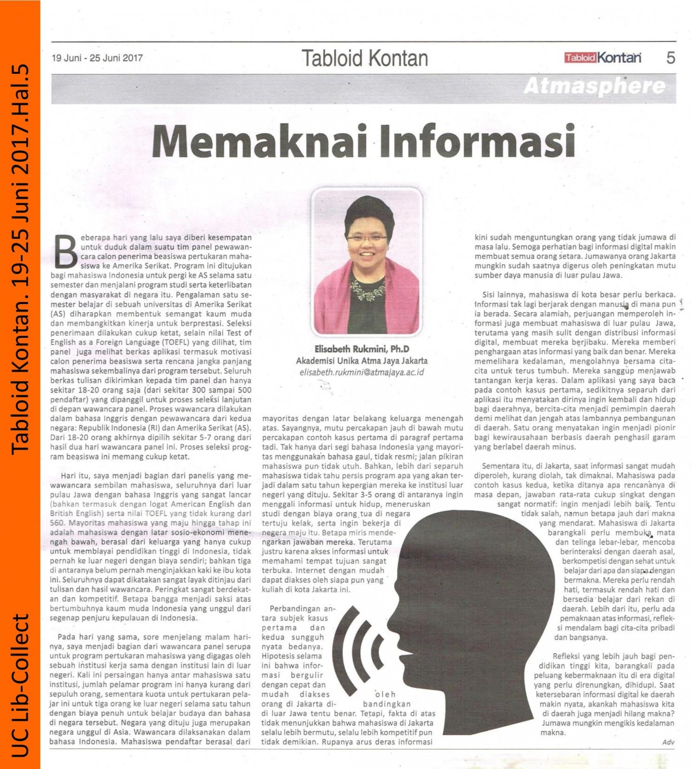 Elisabeth Rukmini_Memaknai Informasi.Tabloid Kontan.19 Juni-25 Juni 2017.Hal 5 001-page-001