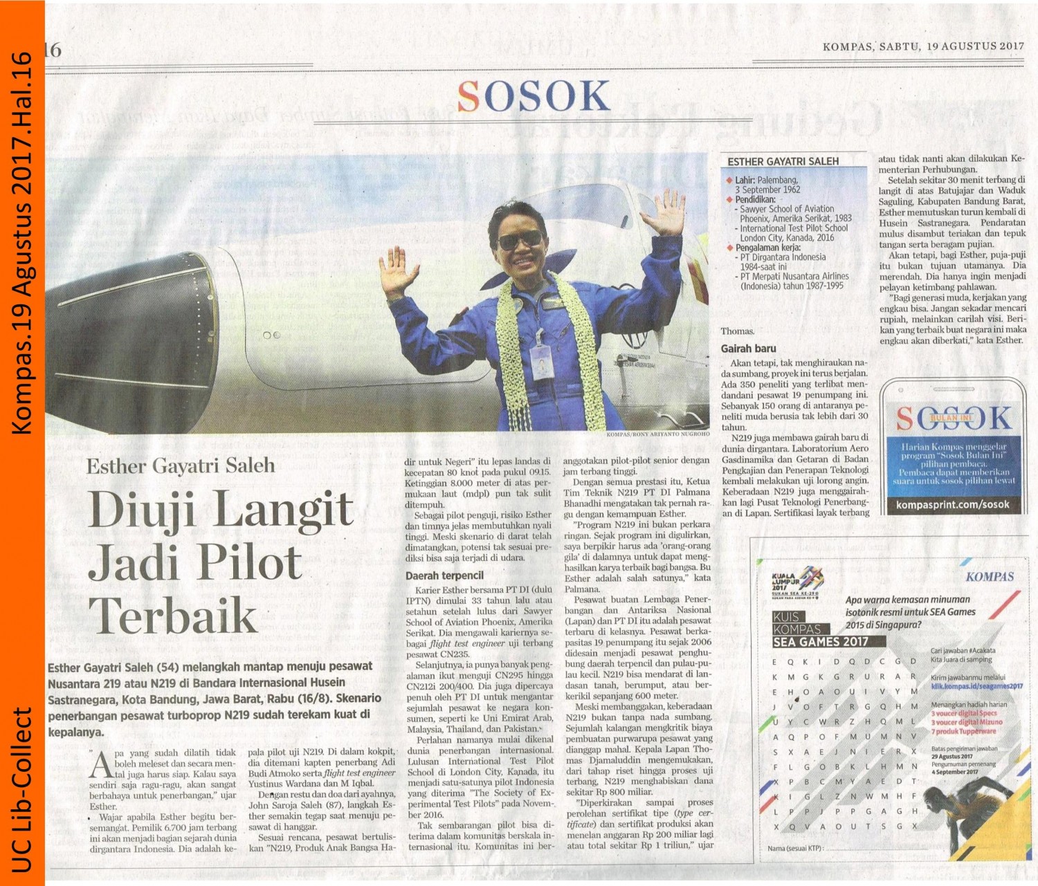 Esther Gayatri Saleh_Diuji Langit Jadi Pilot Terbaik.Kompas.19 Agustus 2017.Hal 16-page-001