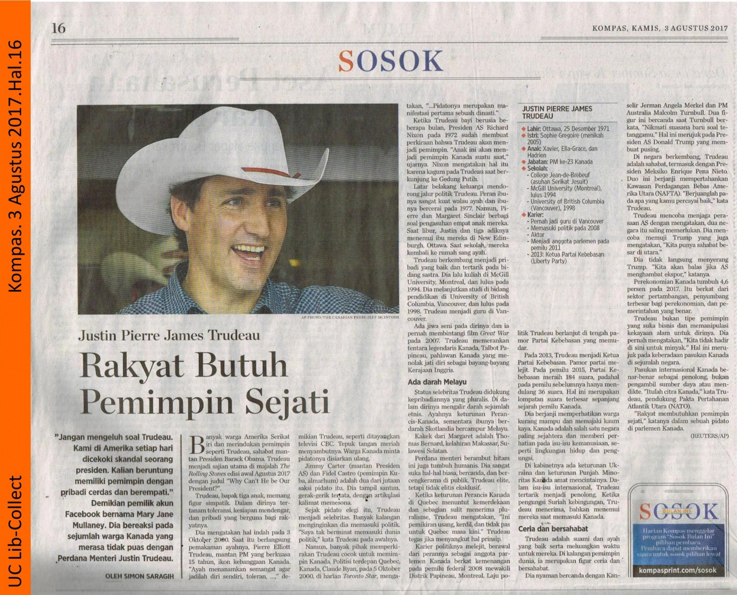 Justin Pierre James Trudeau_Rakyat Butuh Pemimpin Sejati.Kompas.3 Agustus 2017. Hal 16 001-page-001