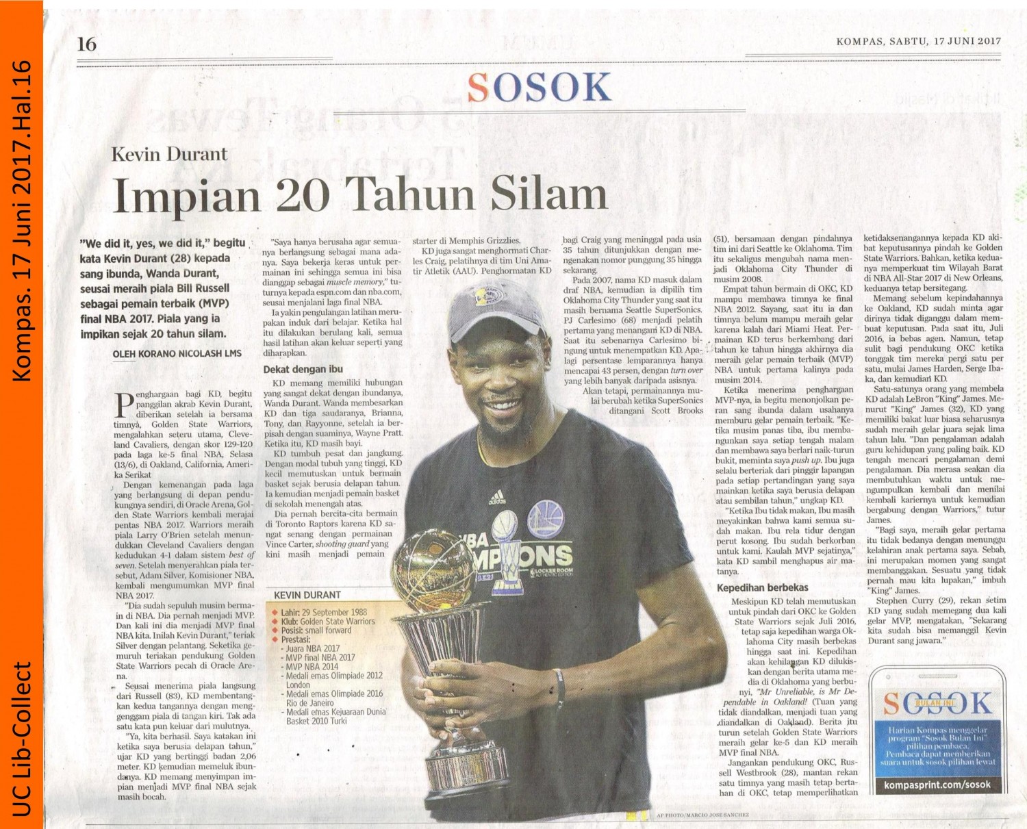 Kevin Durant_Impian 20 Tahun Silam.Kompas.17 Juni 2017. Hal 16-page-001