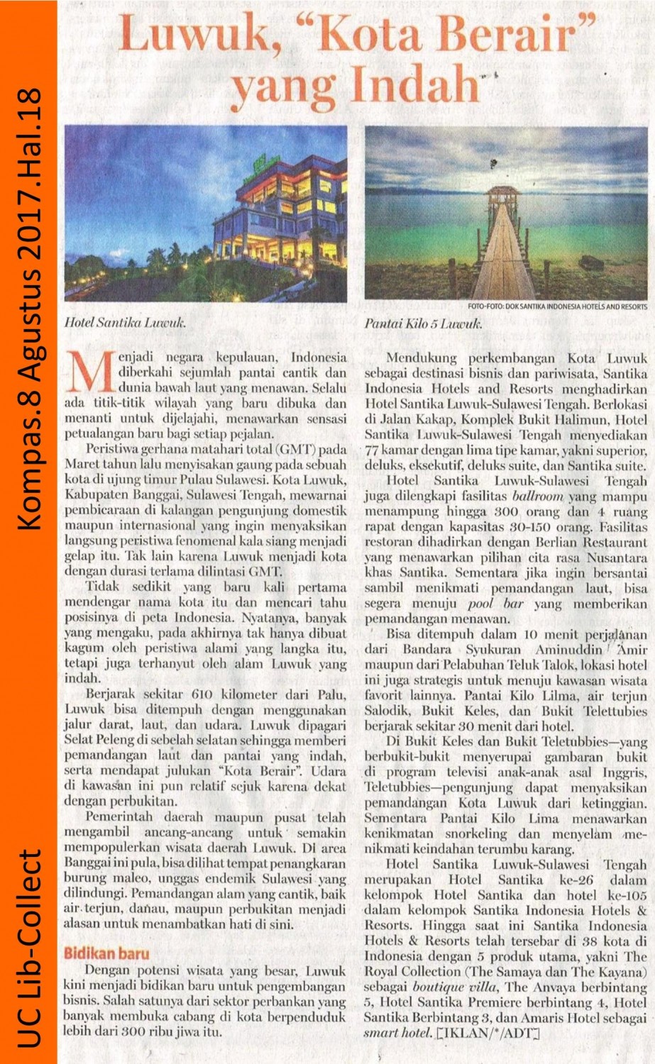 Luwuk, Kota Berair yang indah.Kompas.8 Agustus 2017.Hal 18 001-page-001