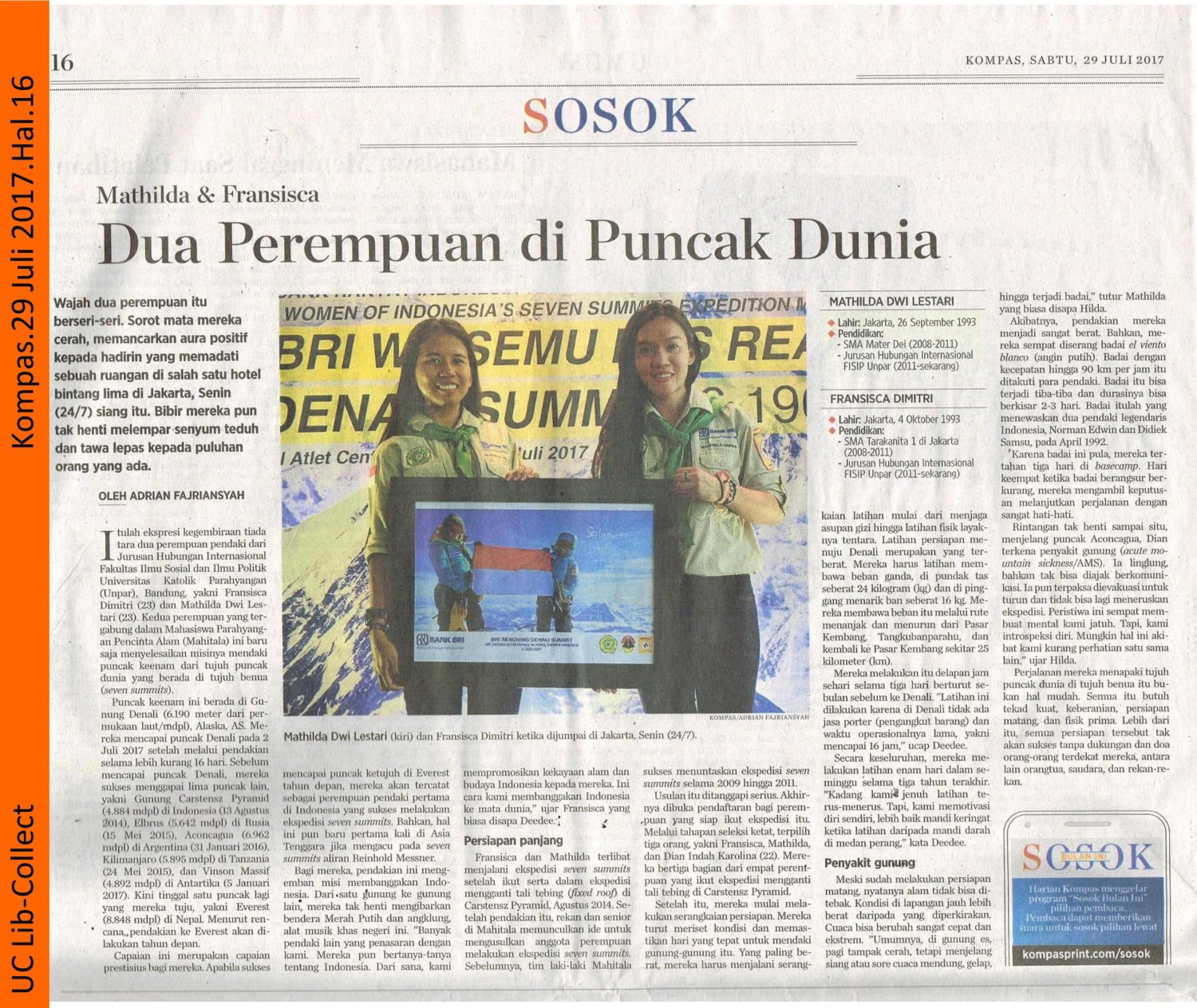 Mathilda & Fransisca_Dua Perempuan di Puncak Dunia.Kompas.29 Juli 2017. Hal 16-page-001