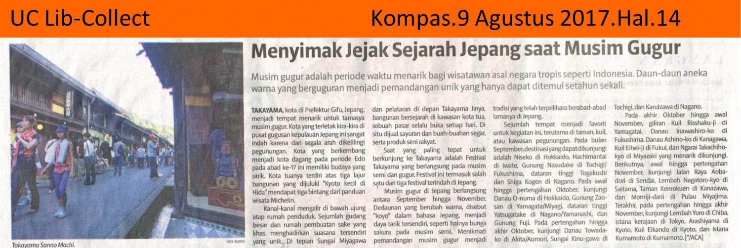 Menyimak Jajak Sejarah Jepang saat Musim Gugur.Kompas.9 Agustus 2017.Hal 14 001-page-001