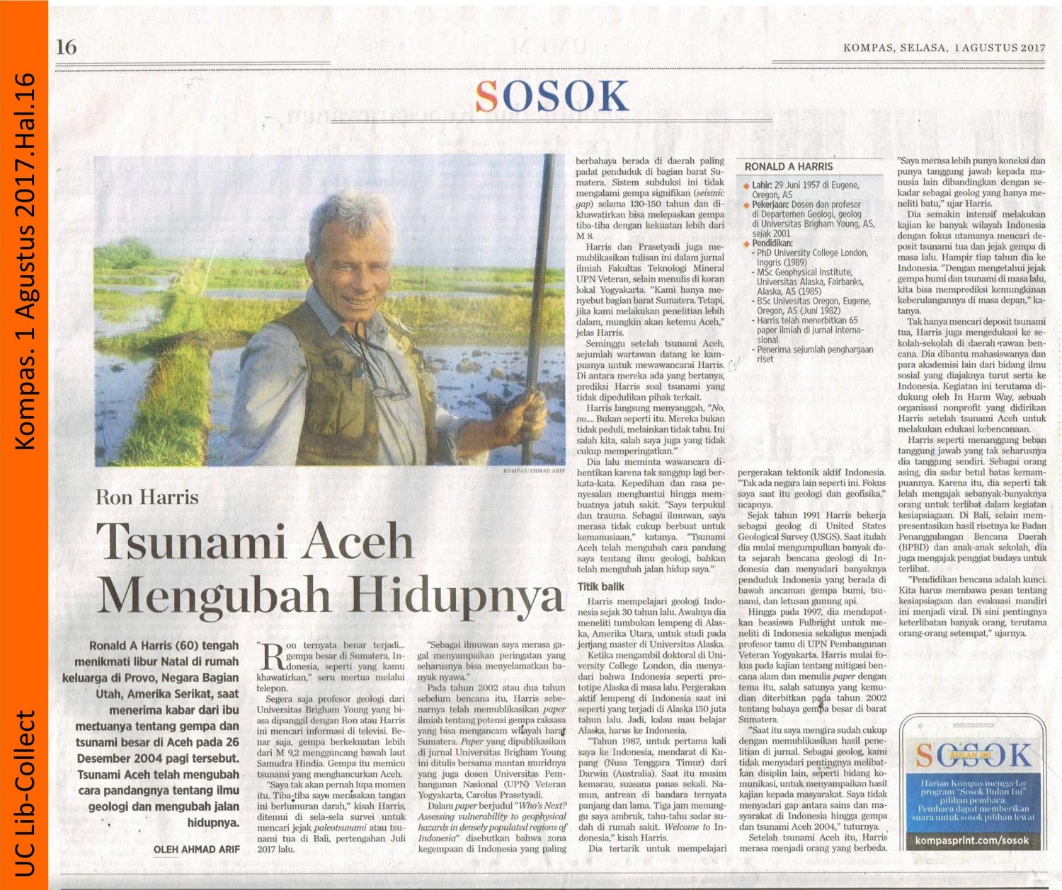 Ron Harris_Tsunami Aceh Mengubah Hidupnya.Kompas.1 Agustus 2017. Hal 16 001-page-001
