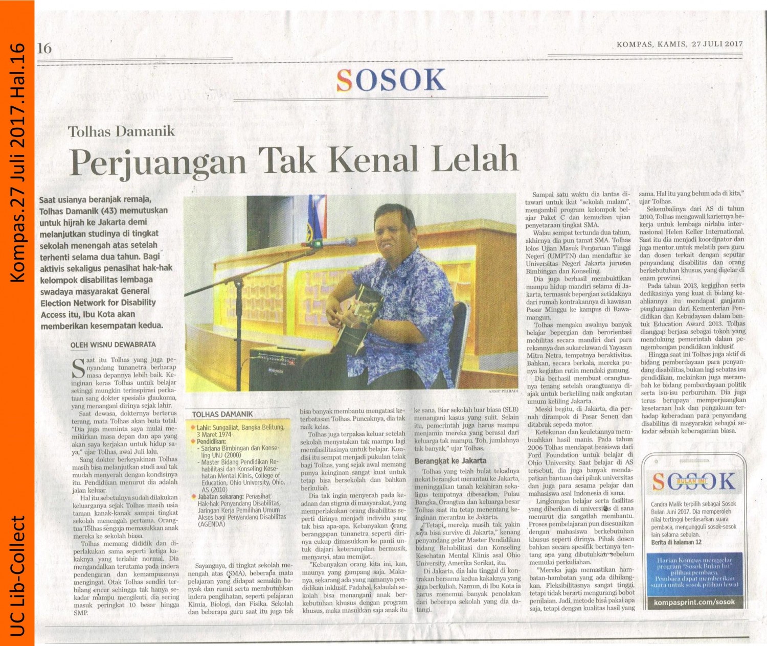 Tolhas Damanik_Perjuangan Tak Kenal Lelah.Kompas.27 Juli 2017.Hal.16-page-001
