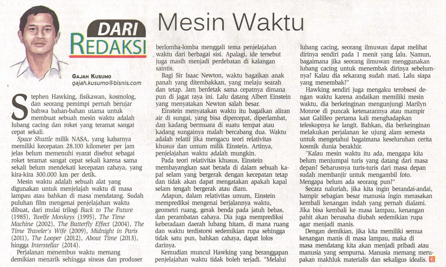 Mesin Waktu – Library