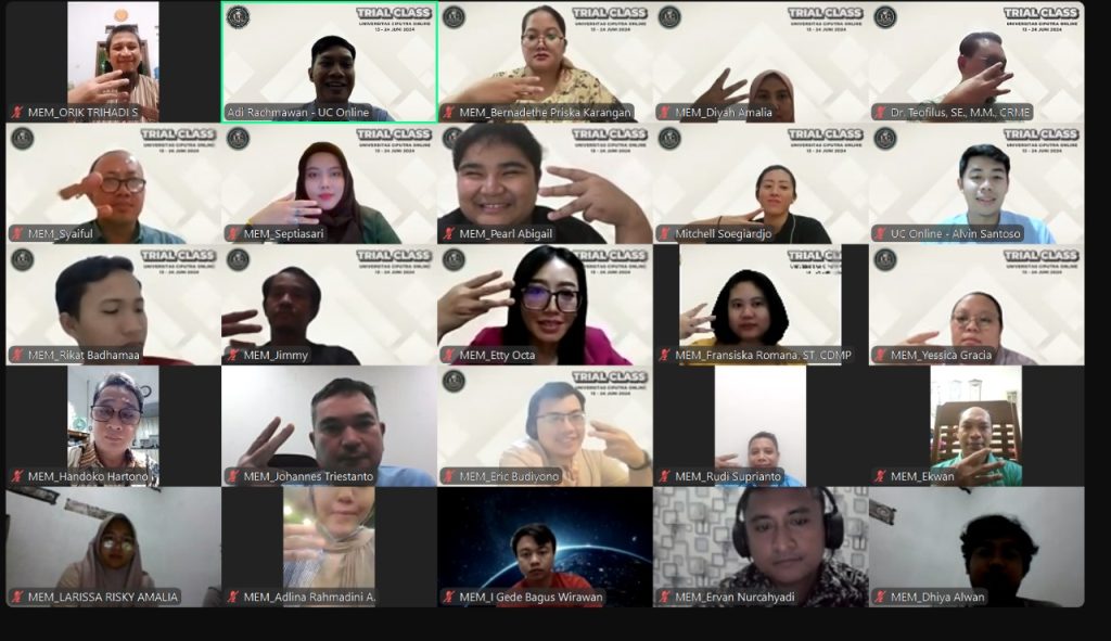 Trial Class Universitas Ciputra Online