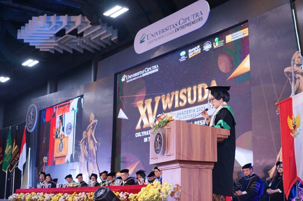 Sambutan Salah Satu Mahasiswa S2 Manajemen Online Universitas Ciputra