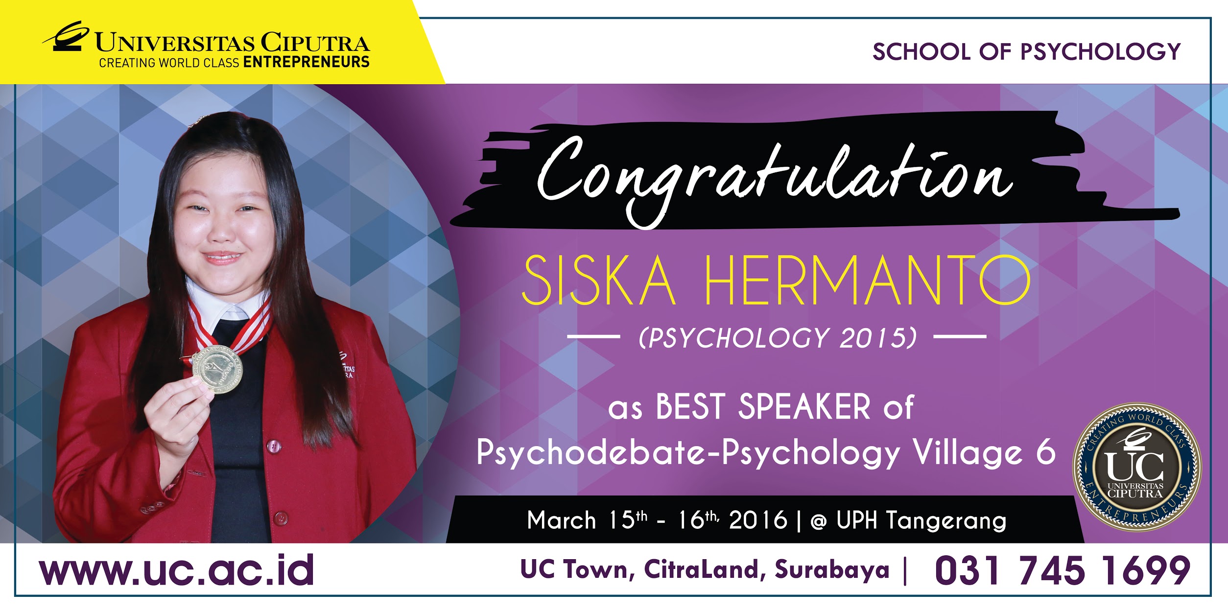 Universitas Ciputra  School of Psychology