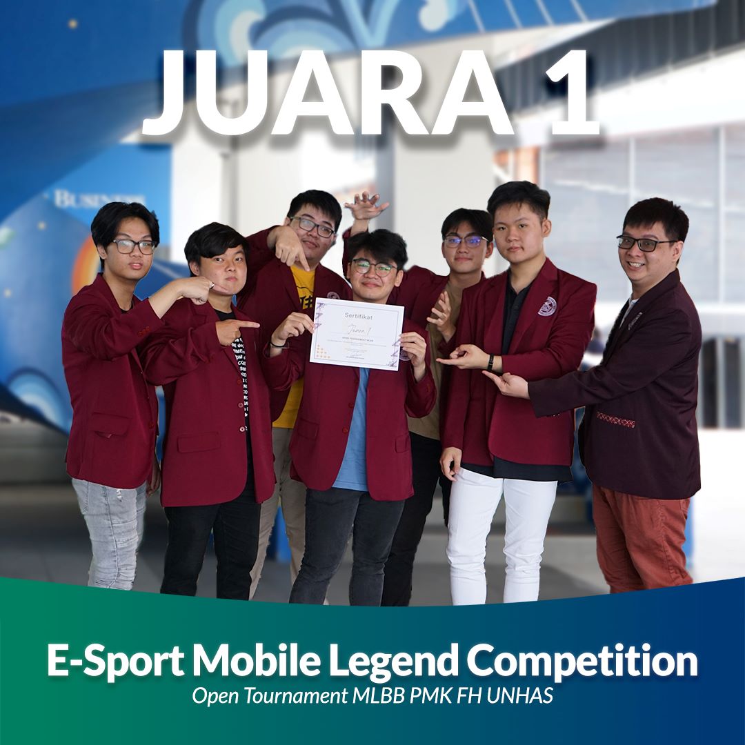 1st Place E Sport Mobile Legend Competition Ciputra School Of
