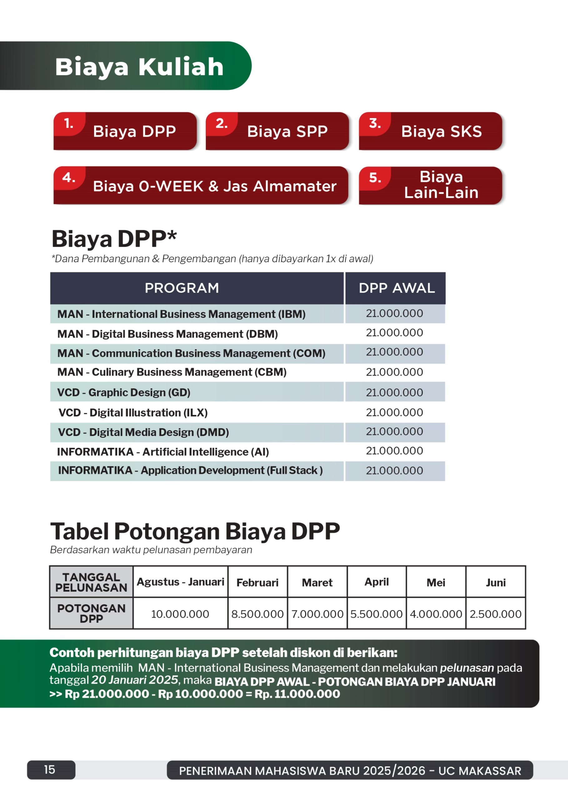 UC Makassar Enrollment Guidance Book - 15