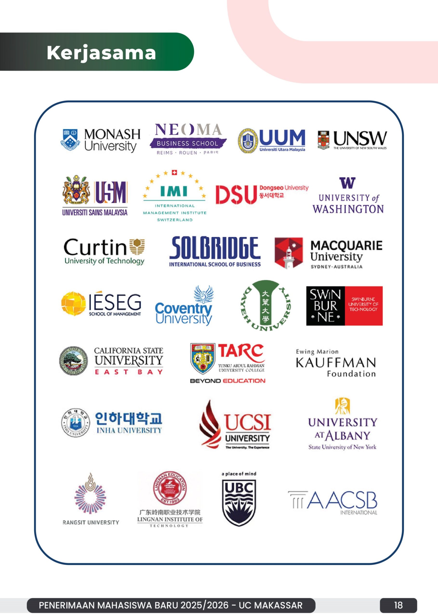 UC Makassar Enrollment Guidance Book - 18