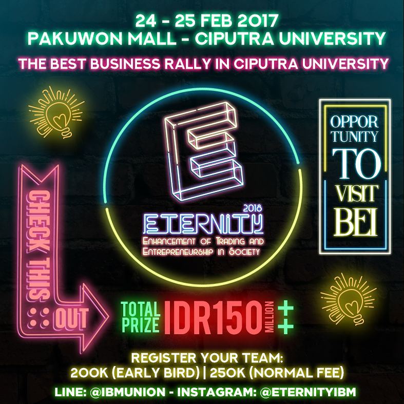 ETERNITY 2018 ETERNITY 2018