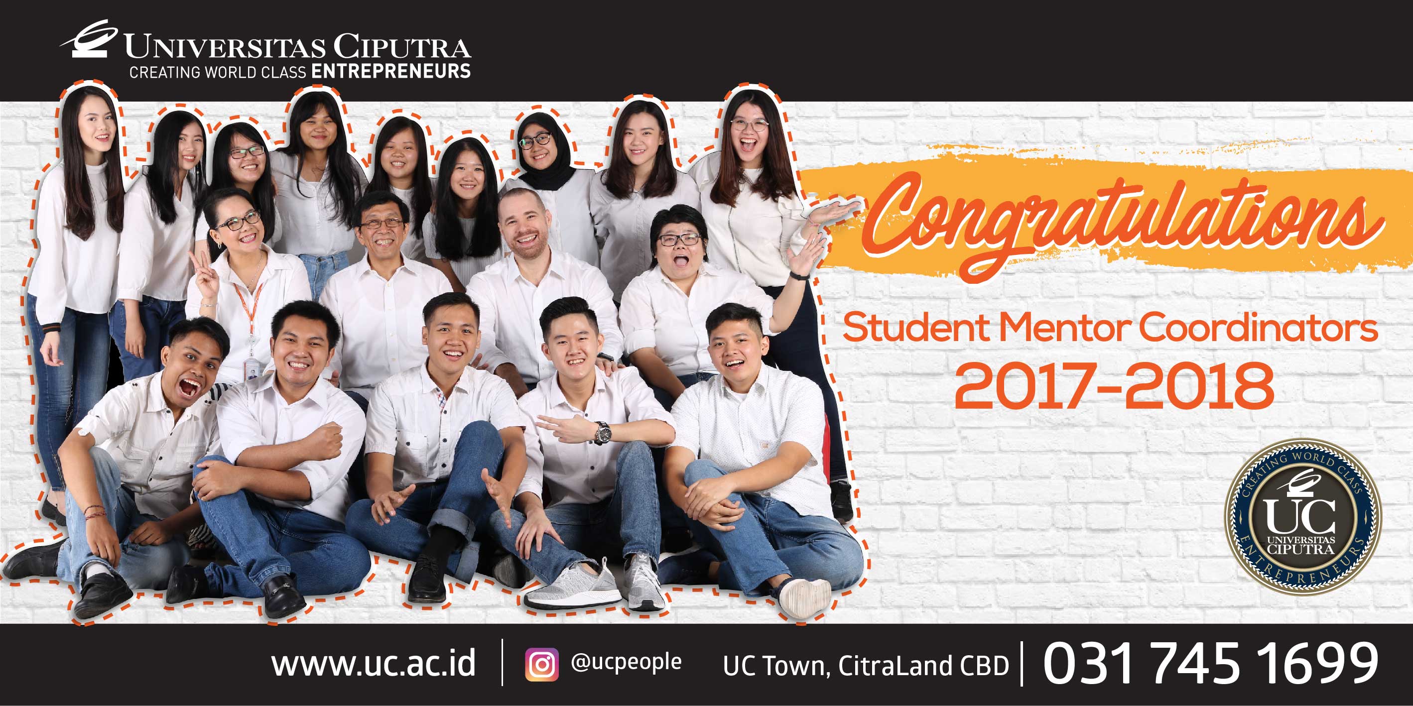 Program Mentoring Bagi Mahasiswa Baru Universitas Ciputra Program Mentoring Bagi Mahasiswa Baru Universitas Ciputra