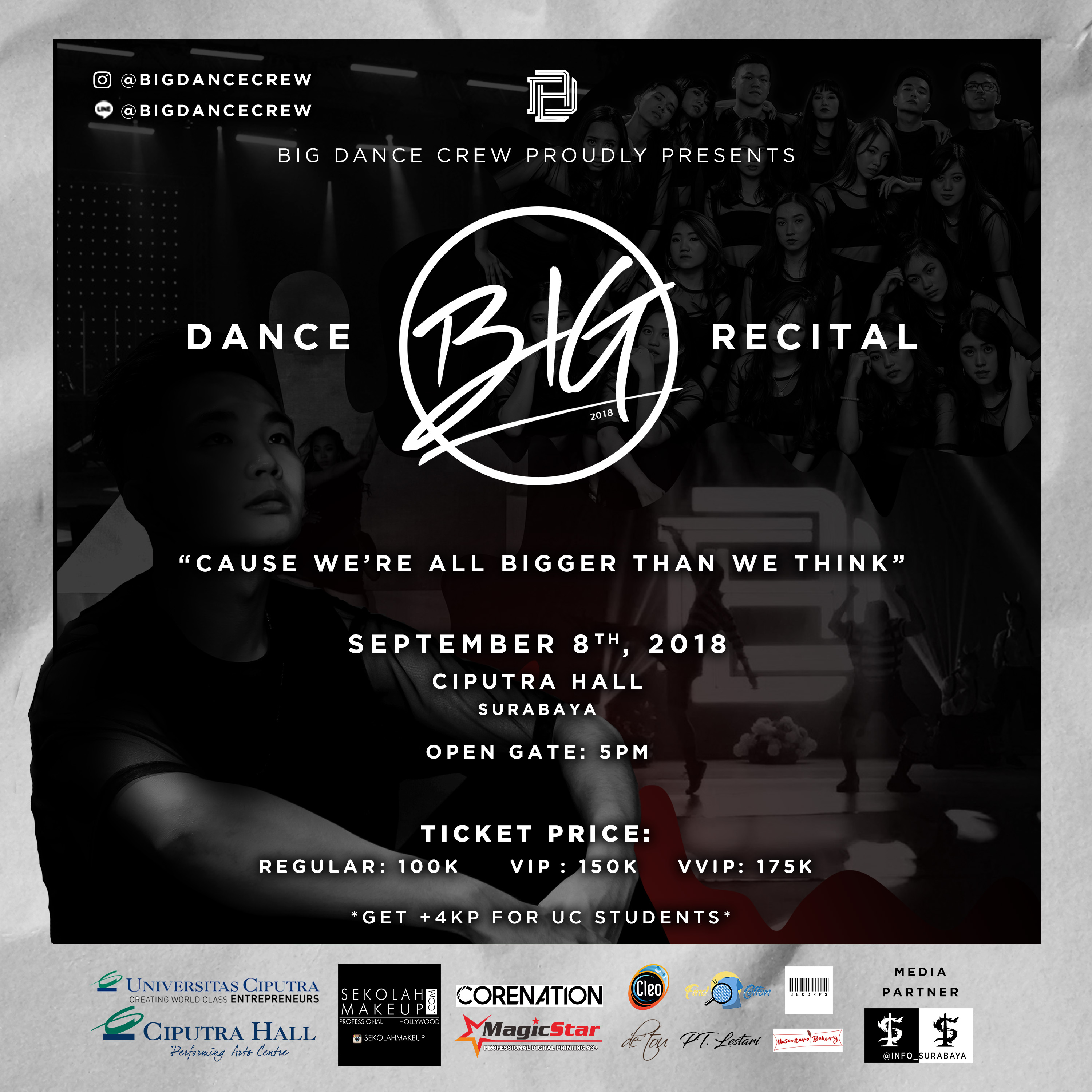 BIG DANCE CREW Proudly Presents “ BIG “ BIG DANCE CREW Proudly Presents “ BIG “