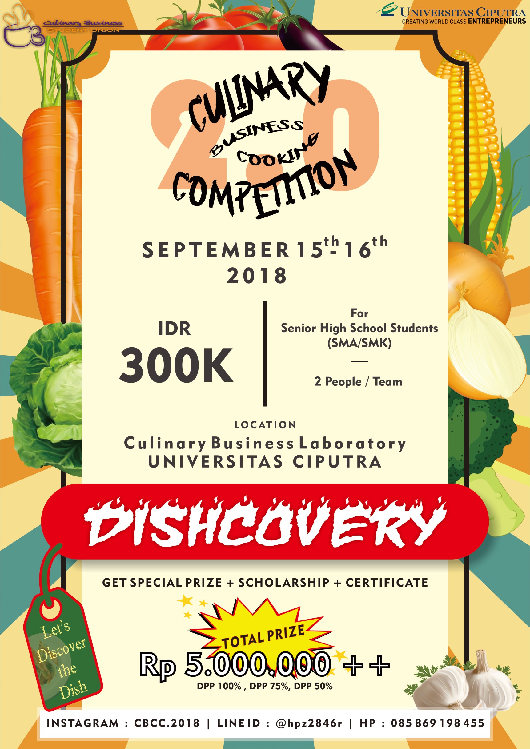 Cooking Competition For All Future Chef s Universitas Ciputra