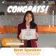 Best Speaker English Debate Creativity in Campus oleh Univ. Sari Mulya Banjarmasin