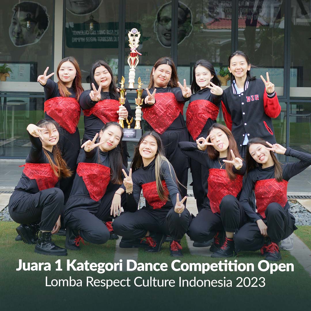 Juara 1 Kategori Dance Competition Open pada Lomba Respect Culture Indonesia 2023