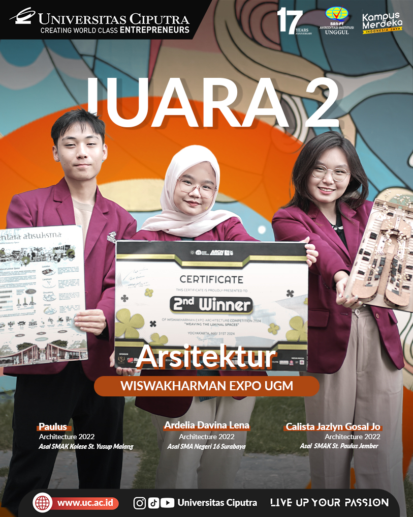 Juara 2 Arsitektur Wiswakharman Expo Universitas Gadjah Mada
